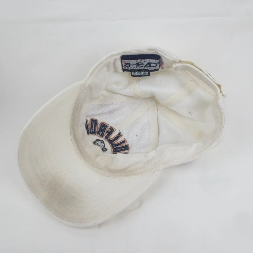 Bullfrog Lake Powell 4Head‎ Strap Back Hat Cap White Embroidered Boat Fish Camp